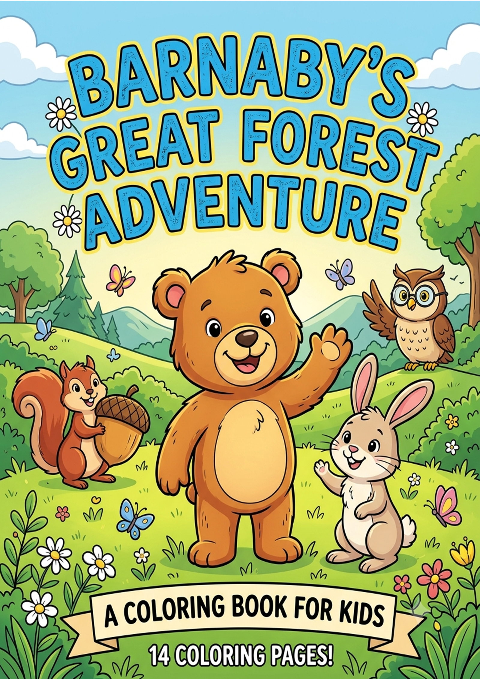 Barnaby's Great Forest Adventure: A Coloring Book for Kids