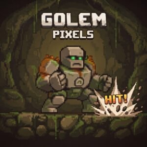Pixel Golem Sprite Sheet